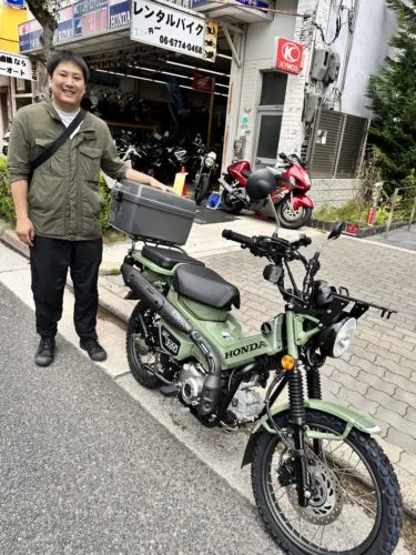 CT125ハンンターカブのブロックタイヤのお話